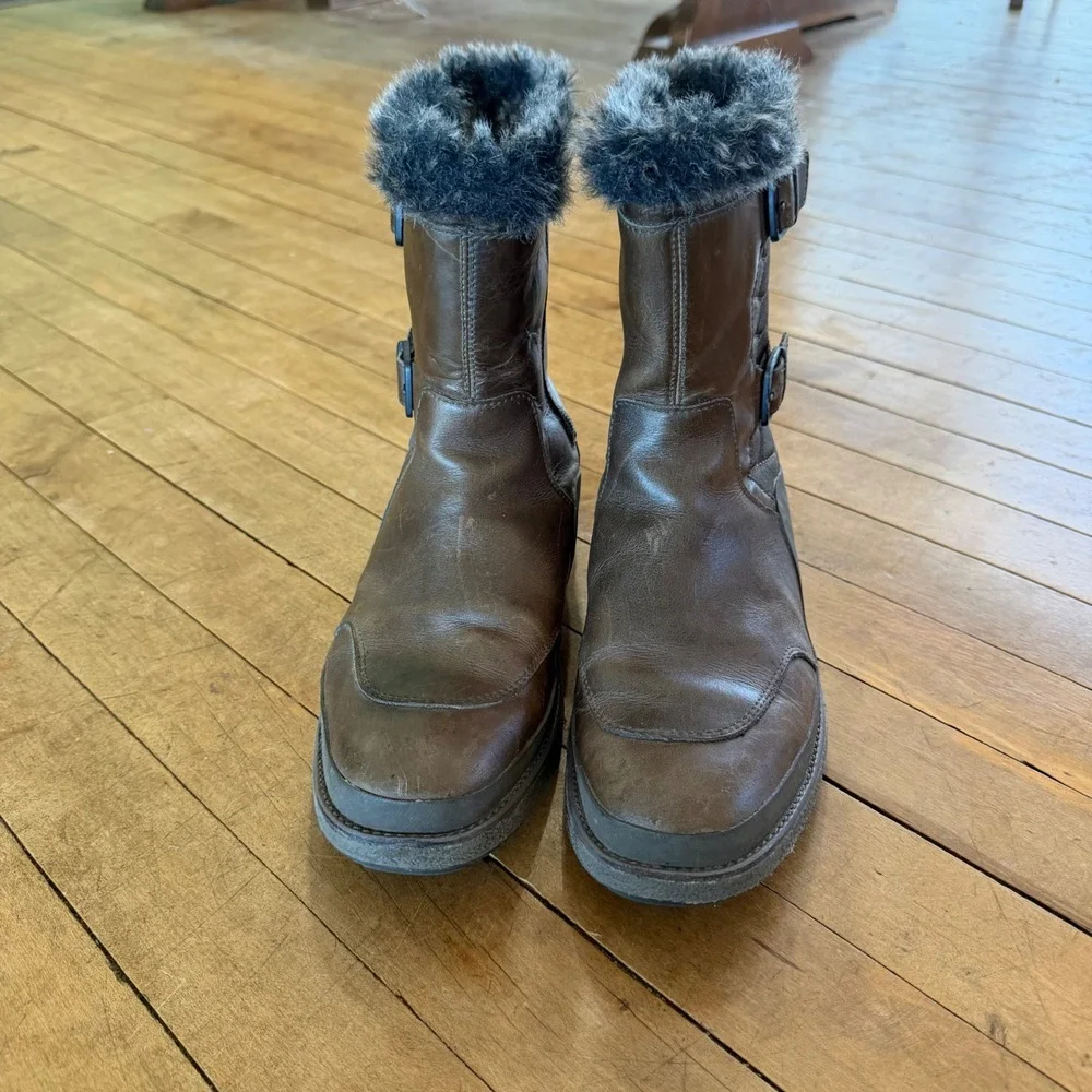 Merrell Tremblant‎ Ezra Buckle WP Ice Waterproof Winter Boots Womens 8.5 Brown